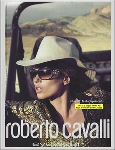 ROBERTO CAVALLI Eyewear 1-Page PRINT AD Fall 2007 Supermodel KATE MOSS - Picture 1 of 1