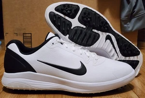 Nike Infinity G Uomo 10 Fitsole Scarpe da Golf Sportive CT0531-101 Bianco Nero Pelle - Foto 1 di 10