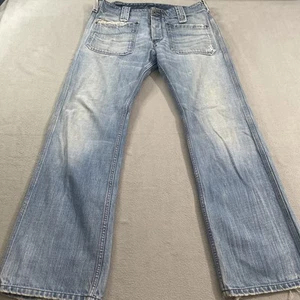 Diesel Moorix Jeans Herren 32 Blau Distressed Y2K Medium Wash Freizeit Outdoor - Bild 1 von 24