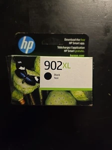 HP - 902XL schwarze Tintenpatrone mit hoher Kapazität - neu versiegelt - Ablaufdatum 10/25 - Bild 1 von 3