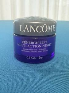 Lancome Renergie Lift Crema Notte Multiazione 0,5 oz 15 ml Formato Viaggio Nuovo - Foto 1 di 5