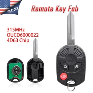 Remote Car Key Fob 3 Button for Ford Edge Explorer Fusion F-150 F-250 2008-2015 - Picture 1 of 8