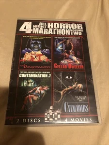 The Dungeonmaster / Cellar Dweller / Catacombs / Contamination 7 Dvd Scream Fac - Foto 1 di 5
