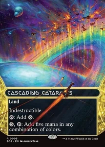 MTG CASCADING CATARACTS 5 EXC - CATARATTE IRIDESCENTI - EOS EN - MAGIC - Picture 1 of 1