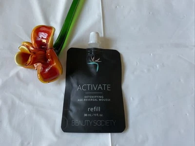 Beauty Society-Activate Detoxifying Age-Reversal Mousse  Refill 1oz/30ml-New - Image 1 of 2