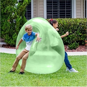 2 pcs Giant Bubble Balls 31.5 inch   Giant green Inflatables - Picture 1 of 3