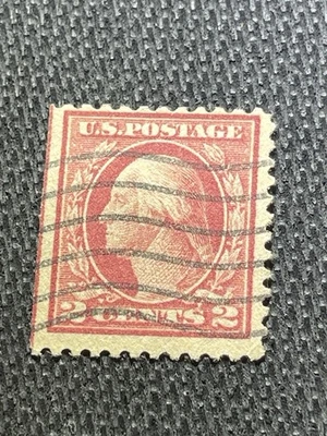 Antique US Stamp Scott # 461 George Washington c.1915 Fine Used Machine Cancel - Image 1 of 2