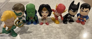 Lot Of 7 Funko Mini DC Comics JLA Batman Superman flash - Picture 1 of 6