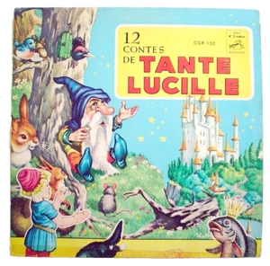 DISQUE 33 TOURS ANNÉES 60, 12 CONTES DE TANTE LUCILLE, ÉMISSION RADIO AN. 60 ET- - Imagen 1 de 5