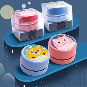 Mini Desktop Vacuum Cleaner Small Household Rubber Confetti Cleaner For Students - Photo 1/12