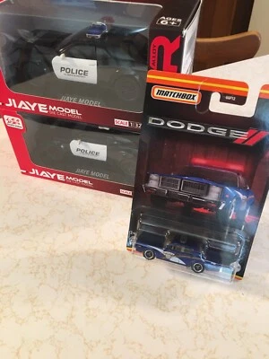 1:32 , JIAYE , DODGE HELLCAT POLICE CAR WITH FLASHING LIGHTS/SOUNDS , MATCHBOX - Image 1 of 2