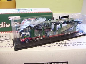 OXFORD DIECAST-76SCT005-SCANIA P TRANSPORTER-EDDIE STOBART-BNIB - Picture 1 of 2
