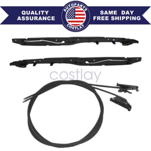 Crew Cab Sunroof Glass Cables+Track Assembly Repair Kit for Ford 2015-2020 F150 - Picture 1 of 11