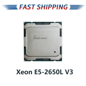 Intel Xeon E5-2650L V3 1.8GHz 12-Core 9.6GT/S LGA 2011-3 CPU Processor SR1Y1 65W - Picture 1 of 8
