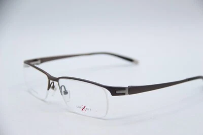 NEW CHARMANT Z-TITANIUM ZT9802 BROWN AUTHENTIC DESIGNER EYEGLASSES 55-15 - Image 1 of 4
