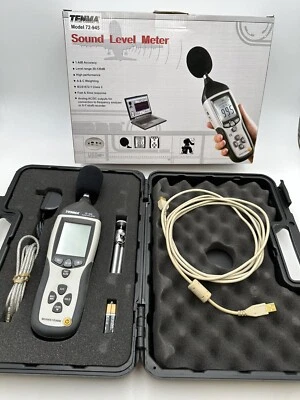 Tenma 72-945 Sound Level Meter Complete In Box + Case Tested Excellent Cond. - Image 1 of 4