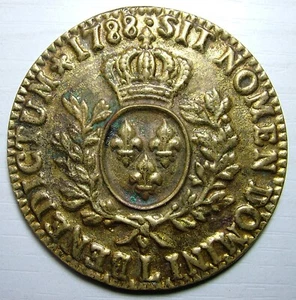Plaque Catholic Uniface Sit Nomen Domains Benedictum 1788 - Picture 1 of 2