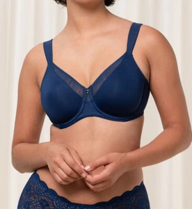 True Shape Sensation Blue Minimiser Bra, Sizes 10C-22F, Triumph Lingerie - Picture 1 of 4