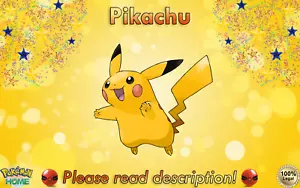 Shiny Pikachu EVENT 6IV Pokémon Let's Go Sw/Sh BD/SP S/V HOME ( LEGAL) - Bild 1 von 7