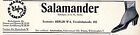 Buty Salamander * Nowe otwarcie w Amsterdamie i Poznaniu 1911