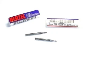 HERTEL Carbide Square End Mills 1/16" 2FL TiAlN 3/16" x 1-1/2" (2 Pcs) - Picture 1 of 1