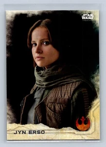 Tarjeta base Jyn Erso - 2016 Star Wars Rogue One #1 - Imagen 1 de 2