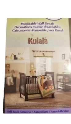 Nursery Wall Stickers DECALS NOJO PERONALISE NEW REMOVABLE Animals - Image 1 of 4