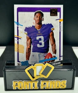 Jordan Addison Minnesota Vikings 2023 Donruss Canvas Parallel Rated RC #10 - Picture 1 of 3