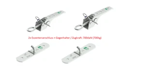 2x Eccentric Closure Board Closure Fuse With Dolly for Pendant - Picture 1 of 6