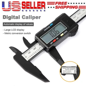 Calibrador digital Vernier micrómetro regla electrónica medidor medidor herramienta de medición - Imagen 1 de 10