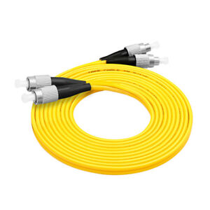 10Pcs 3 M FC-FC Duplex 9/125 Singlemode Fiber Optic Cable Patch Cord Wholesale