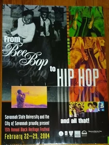 Fred Wesley Signed Concert Poster From BeeBop to Hip Hop Black Heritage Festival - Picture 1 of 2