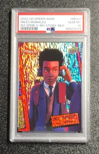 2022 UD Spider-Man Spider-Verse 🙂 MILES MORALES MY STORY ROT PSA 10 🙂 POP 2 - Bild 1 von 2