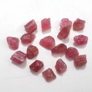 Natural Pink Tourmaline Raw 28 Crt Size 5-7 MM Tourmaline Rough Jewelry - Picture 1 of 7