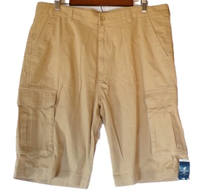 Caribbean Joe Cargo SIZE 38  Shorts Mens Khaki NWT - Image 1 of 4