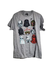 New Fifth Sun Star Wars Tshirt Short Sleeve Darth Vader Stormtrooper Gray Size M - Picture 1 of 3