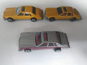 Hot Wheels 1983 Cadillac Seville (3) Variations - Loose Excellent Condition