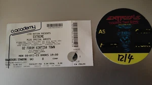 adesivo pass backstage estremo + biglietto usato nuno bettencourt - Foto 1 di 1