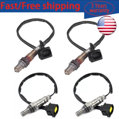 Sensor de oxígeno aguas arriba y aguas abajo 4 piezas para Mercedes-Benz CLS550 E550 2007-2011 5,5 L V8 Foto 1 de 4