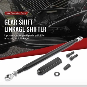 Round Gear Shift Linkage Shifter Lever for Harley Touring Electra Street Glide - Picture 1 of 17