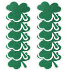  12pcs Shamrock Applique Shamrock-shaped Clothes Patch Embroidered Iron on