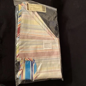 Longaberger Basket Liner Blue Ribbon Pie Sunny Day Stripe New in Package - Picture 1 of 4