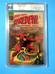 DAREDEVIL # 13 FEB 1966 Ka-Zar Origin PGX Grade 6.5 Marvel Comics - Picture 1 of 2