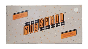 "Misspell" Rare Vintage Spelling Board Game 1989 Filips Inc. Nashville - Foto 1 di 12