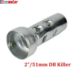 Motorcycle 51mm/2" Exhaust Muffler Insert Baffle DB Killer Removable Silencer - Picture 1 of 6