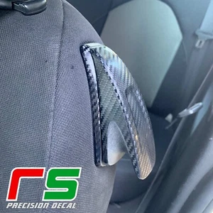 adesivi Alfa Romeo Mito Fiat Punto carbonlook Decal ribaltamento sedili - Zdjęcie 1 z 4