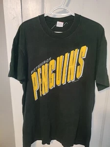 Pittsburgh Penguins NHL Vintage Hockey T-shirt Size XL Adult 1988 - Picture 1 of 5