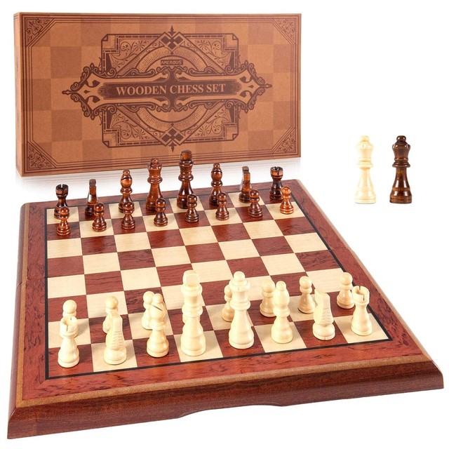 AMEROUS 19 Inches Professional Wooden Tournament Chess Board with 2.0  Squares/Gift Package/Chess Board Only (No Chess Pieces)