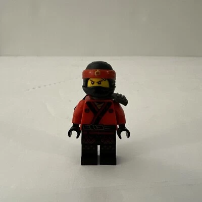 Original Lego Ninjago Película Kai Minifigura Rojo Ninja Katana Soporte 70618 10739 Foto 1 de 2