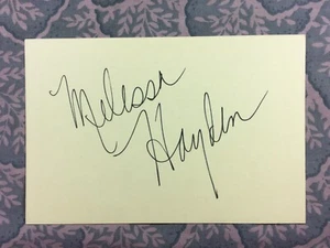 Melissa Hayden - Annie - General Hospital - quasi cresciuta - autografata 1981 - Foto 1 di 2